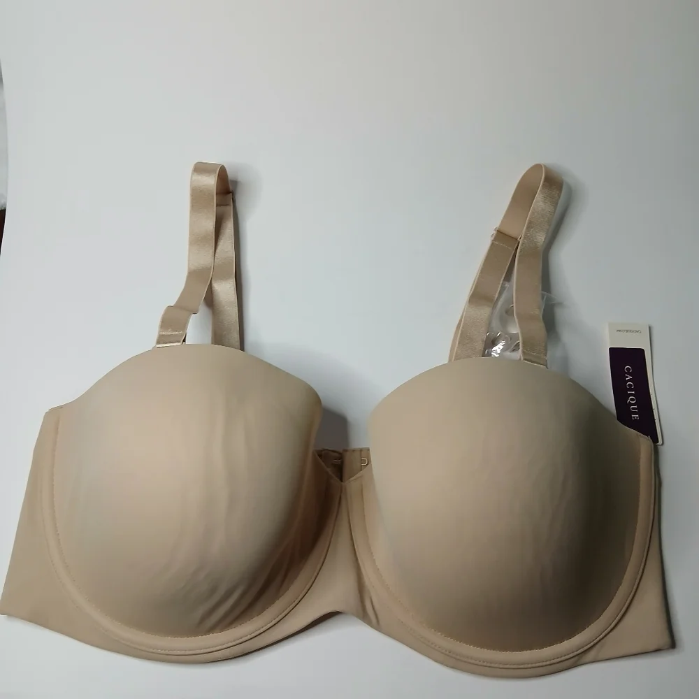 Cacique Women's Cream Smooth Contour Bra‎